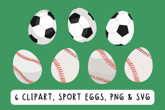 Download Baseball Soccer Easter Egg Clipart - Clipart Collection