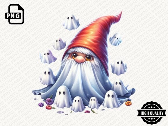 Download Watercolor Halloween Gnome Clipart PNG - Clipart Collection