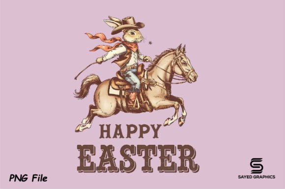 Download Happy Easter Western Cowboy Bunny Ostern - Happy easter Collection
