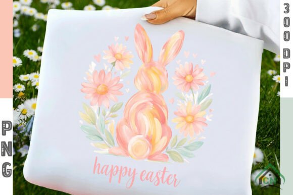 Download Happy Easter Png, Boho Floral Easter Png - Happy easter Collection