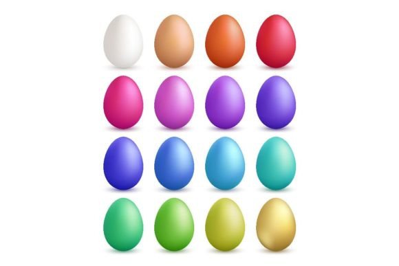 Download Colored Eggs. Happy Easter Symbols - Happy easter Collection