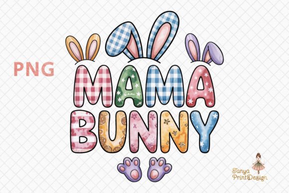 Download Mama Bunny Easter Clipart PNG Design - Clipart Collection