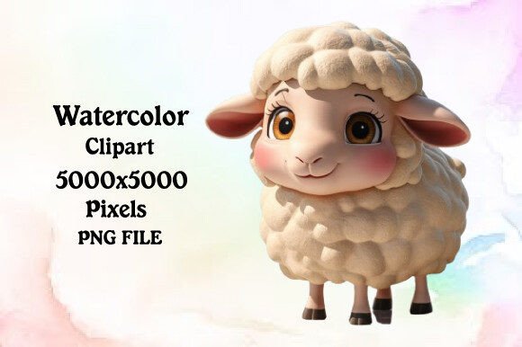 Download Cute Sheep PNG Clipart - Clipart Collection