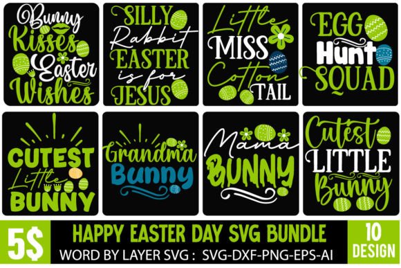 Download Happy Easter Day SVG Bundle - Happy easter Collection