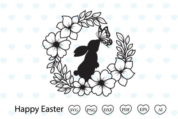 Download Floral Bunny Svg Easter Svg - Floral bunny Collection