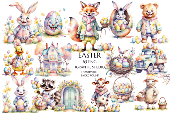 Download Pasel Easter Clipart, Pastel Bunny Png - Clipart Collection