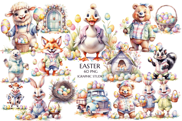 Download Pastel Easter Clipart - Clipart Collection