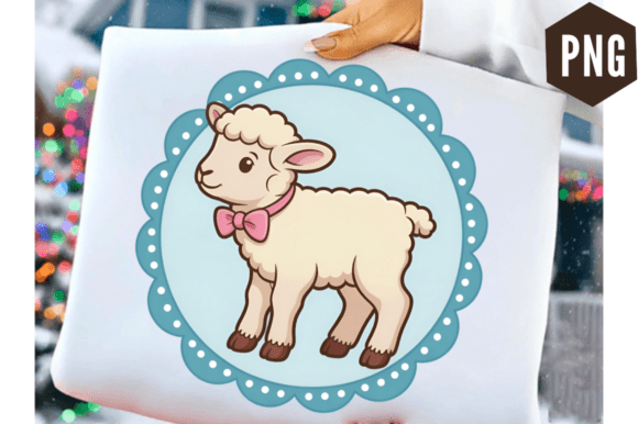 Download Cottage Easter Lamb Clipart PNG Design - Clipart Collection