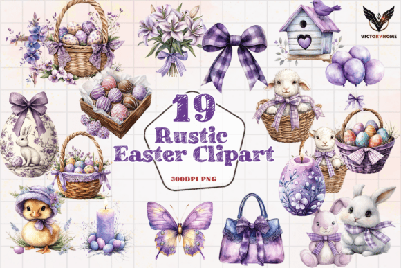 Download Rustic Easter Clipart PNG - Clipart Collection