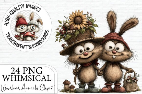 Download Woodland Animals PNG Clipart Bundle - Clipart Collection