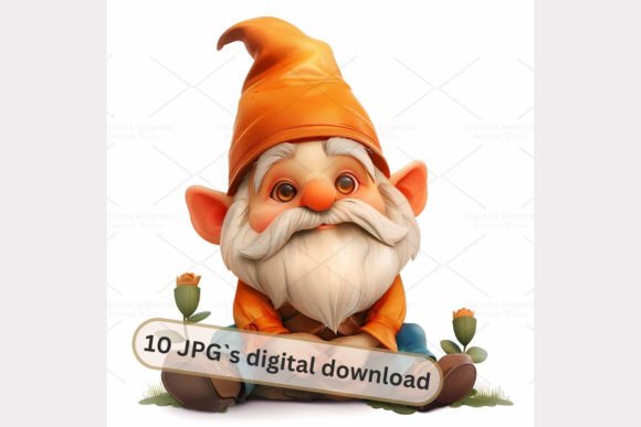 Download Gnome Illustration Clipart, JPG 1S-76 - Clipart Collection
