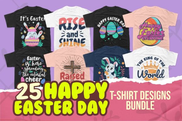 Download Happy Easter Day T-shirt Designs Bundle - Happy easter Collection