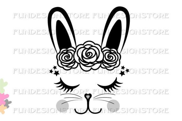 Download Cool Bunny Face Head Design,clipart,PNG - Clipart Collection