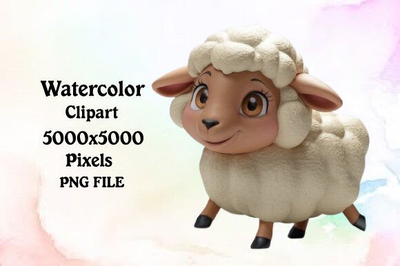 Download Cute Sheep PNG Clipart - Clipart Collection