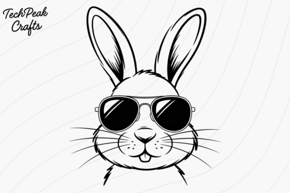 Download Cool Bunny PNG Cute Rabbit Clipart - Clipart Collection