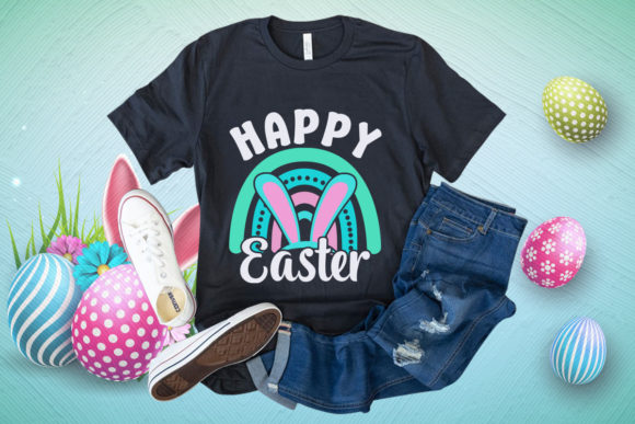Download Happy Easter Rainbow T Shirt Design - Happy easter Collection