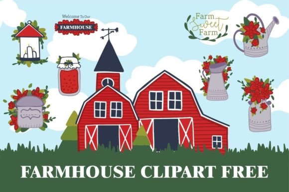 Download Farmhouse Clipart Free - Clipart Collection