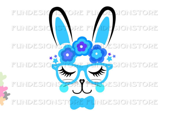 Download Cool Bunny Face Head Design,clipart,PNG - Clipart Collection