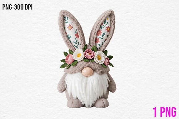 Download Bunny Gnome PNG Clipart - Clipart Collection