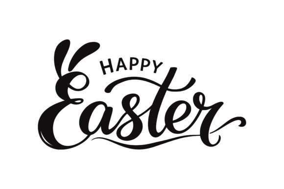 Download Happy Easter Hand Lettering Vector - Happy easter Collection