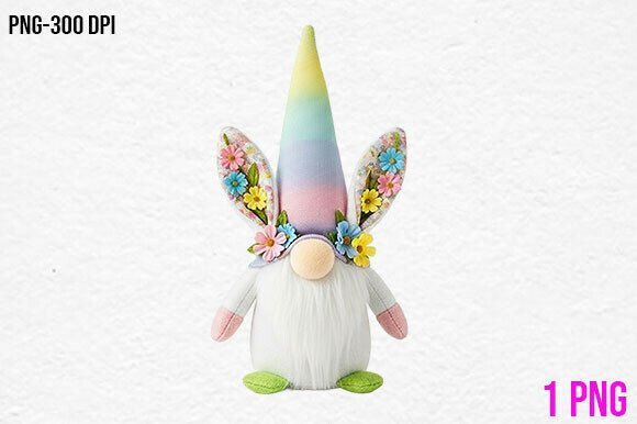 Download Pastel Bunny Gnome PNG Clipart - Clipart Collection