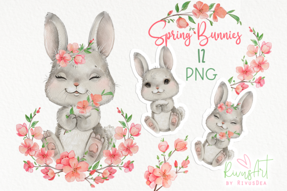 Download Watercolor Bunny PNG Easter Clipart - Clipart Collection