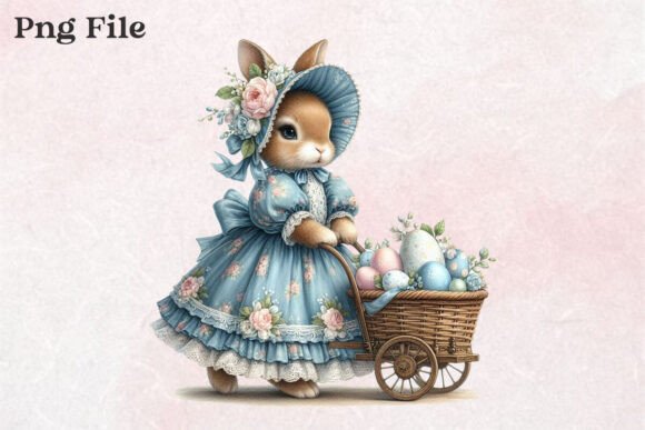 Download Vintage Easter Clipart PNG - Clipart Collection
