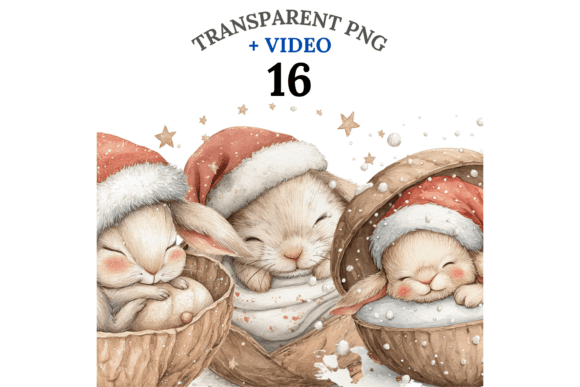 Download 16 Christmas Bunny Clipart - Clipart Collection