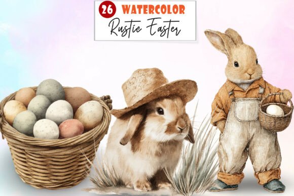 Download Rustic Easter Clipart PNG - Clipart Collection