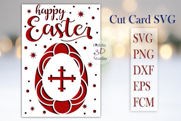Download Happy Easter Card Template SVG - Happy easter Collection