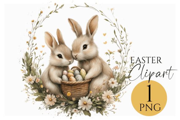 Download Cute Easter Bunny Clipart PNG Download - Clipart Collection