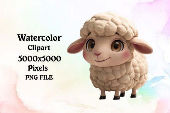 Download Cute Sheep PNG Clipart - Clipart Collection