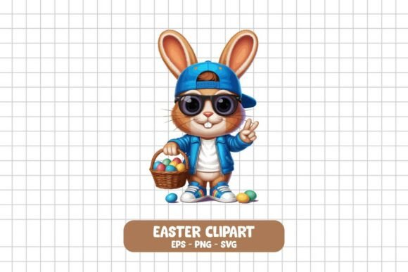 Download Cool Easter Bunny Clipart Hip Hop Rabbit - Clipart Collection