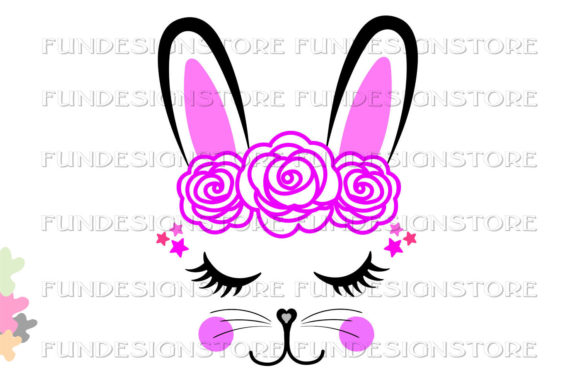 Download Cool Bunny Face Head Design,clipart,PNG - Clipart Collection