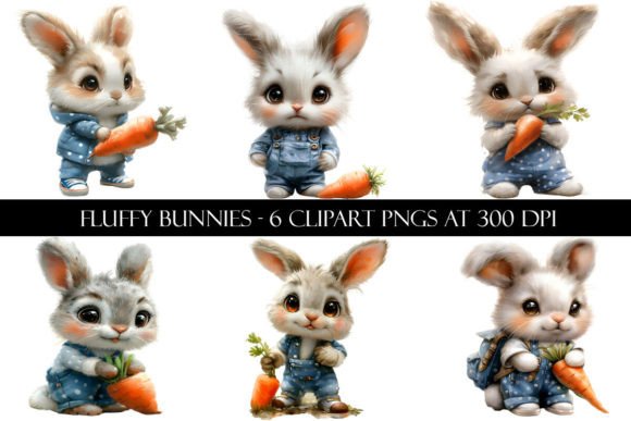Download Fluffy Bunny Clipart - Clipart Collection