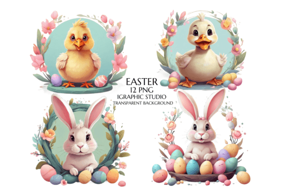 Download Pastel Easter Bunny Clipart - Clipart Collection