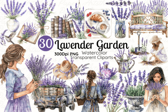 Download Watercolor Lavender Clipart Lavender PNG - Clipart Collection