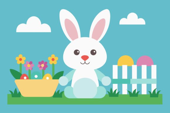 Download Easter Rabbit Nursery Clipart - Clipart Collection