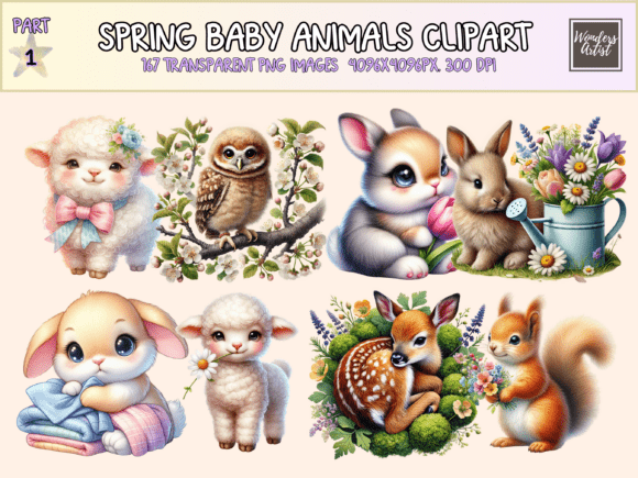Download Spring Baby Animals Clipart - Clipart Collection