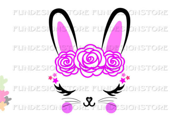 Download Cool Bunny Face Head Design,clipart,PNG - Clipart Collection