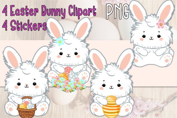 Download Easter Bunny Kawaii Style ClipartSticker - Clipart Collection