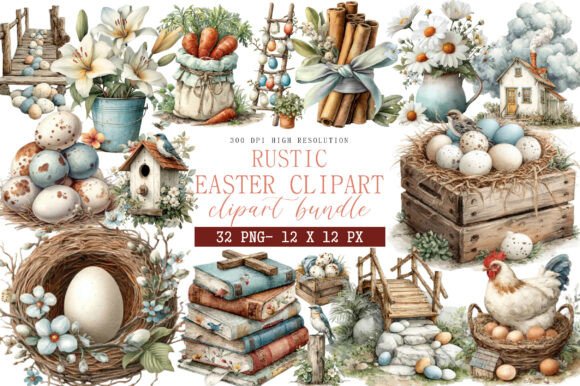 Download Rustic Easter Clipart - Clipart Collection