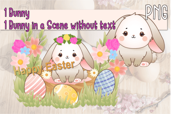 Download Easter Bunny Kawaii Style Clipart - Clipart Collection