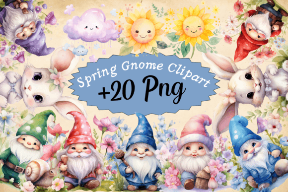 Download Spring Gnome Clipart - Clipart Collection