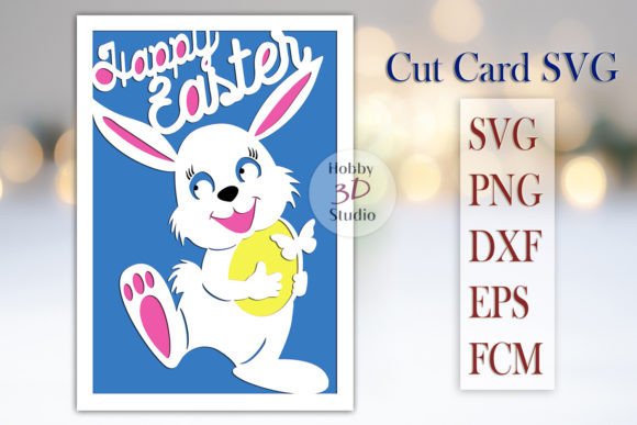 Download Happy Easter Card Template SVG - Happy easter Collection