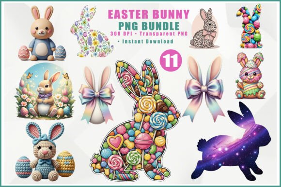 Download Easter Bunny PNG Bundle - Easter bunny png bundle Collection