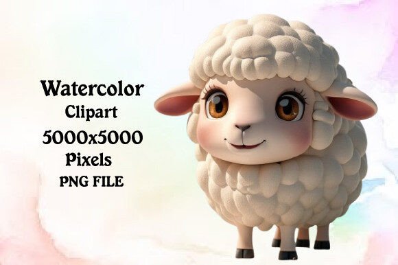 Download Cute Sheep PNG Clipart - Clipart Collection
