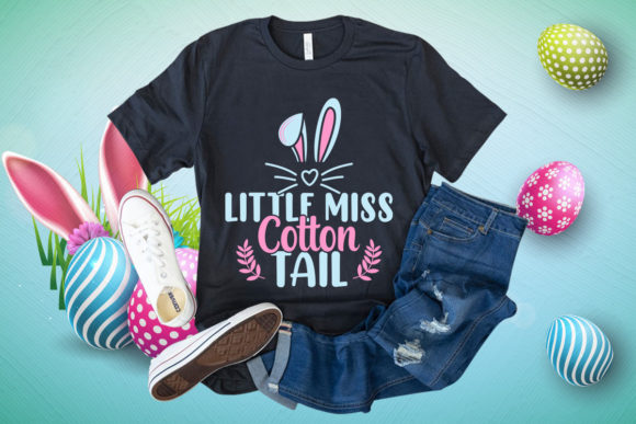 Download Little Miss Cotton Happy Easter T-shirt - Happy easter Collection