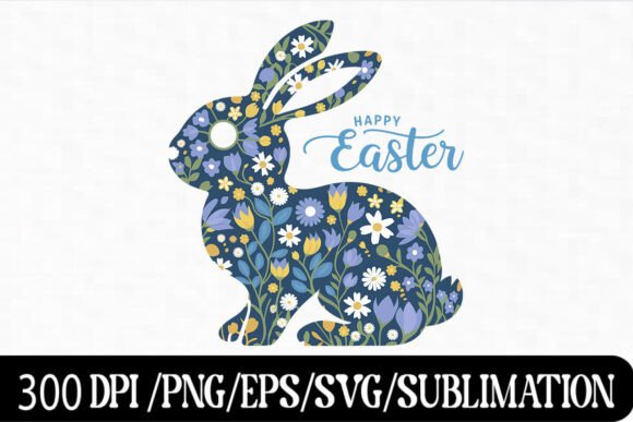 Download Happy Easter Bunny Silhouette Art - Happy easter Collection