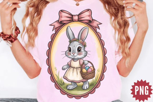 Download Pastel Easter Bunny Clipart PNG Design - Clipart Collection